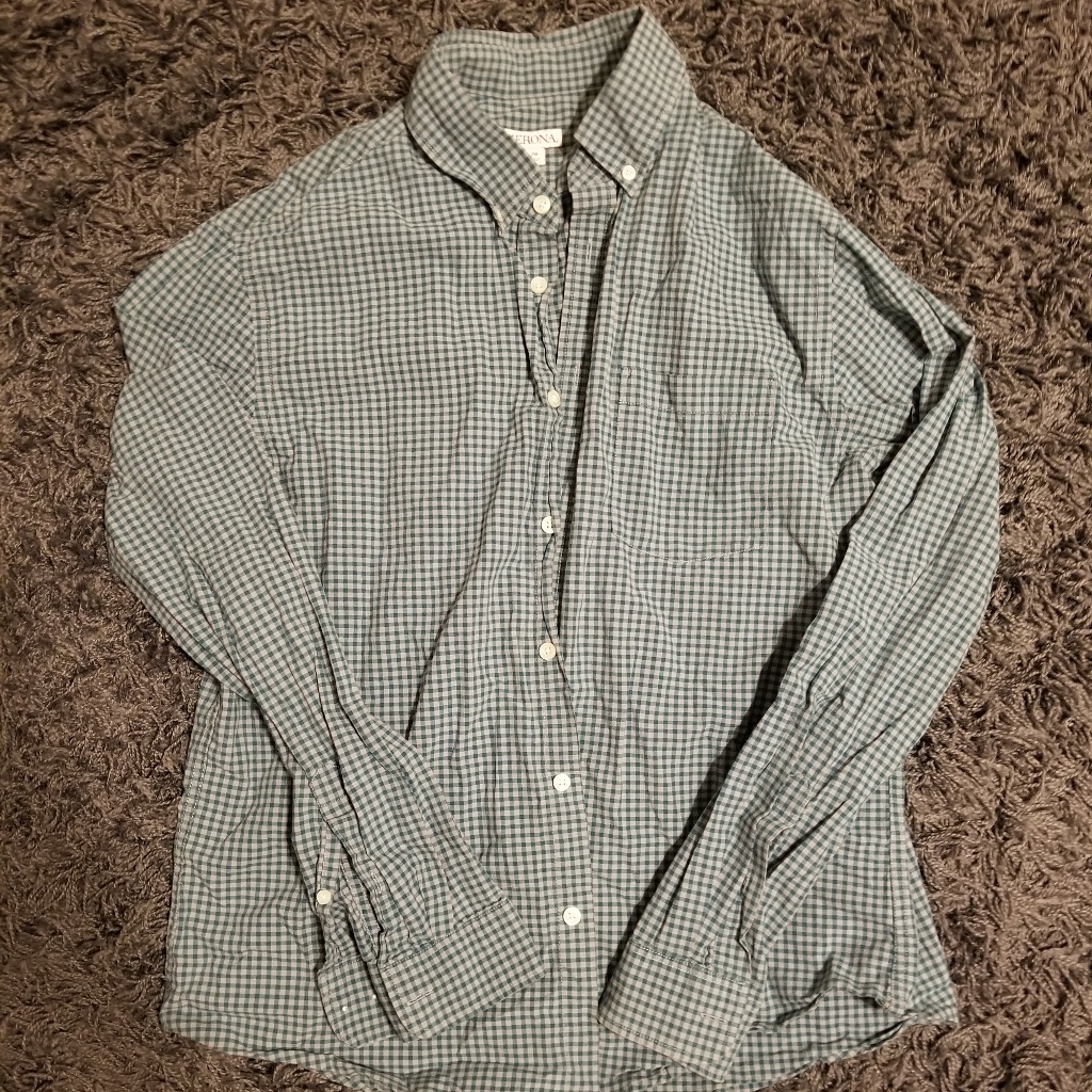 Men's Checkered Button Down